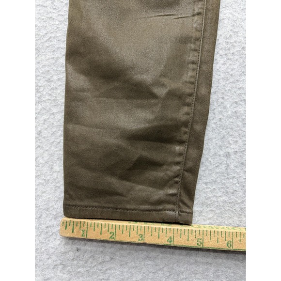FRAME Jeans Womens 27 Olive‎ Le High Skinny Military Coated High Rise Denim - Picture 10 of 15